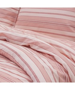 LINO Σετ Σεντόνια Με Λάστιχο (105x200+32) Carril Ροζ