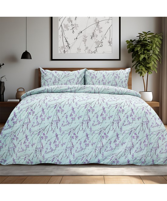 LINO Σετ Σεντόνια Μονά (170x260) Amandes Λιλά