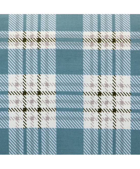 LINO Σετ Σεντόνια Μονά (170x260) Panier Μπλε