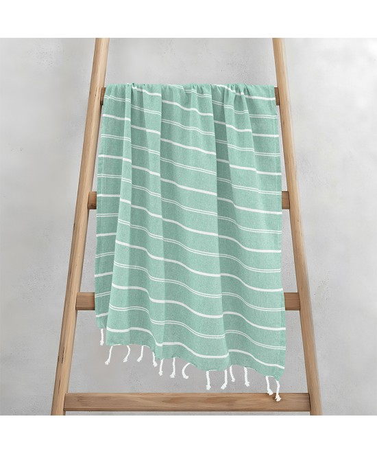 LINO Pestemal Παρεό Veliu 90x180 Μέντα