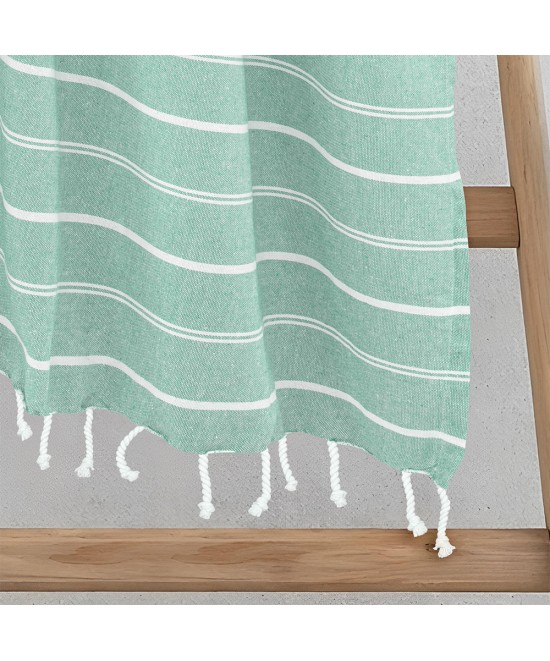 LINO Pestemal Παρεό Veliu 90x180 Μέντα