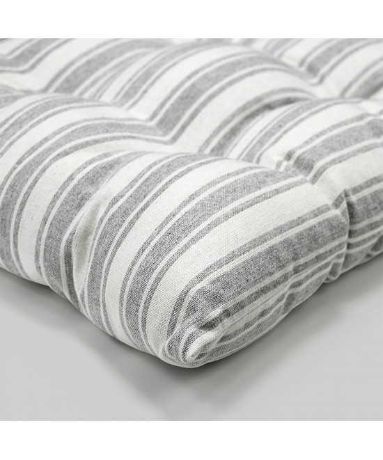 LINO Μαξιλάρι Καρέκλας Nubbie 40x40+5 Ανοικτό Γκρι