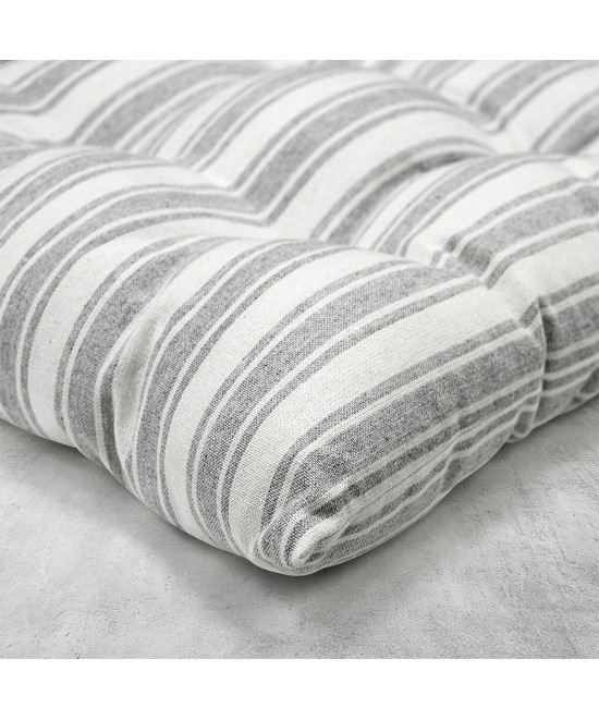 LINO Μαξιλάρι Καρέκλας Nubbie 40x40+5 Ανοικτό Γκρι