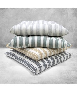 LINO Μαξιλάρι Καρέκλας Nubbie 40x40+5 Ανοικτό Γκρι