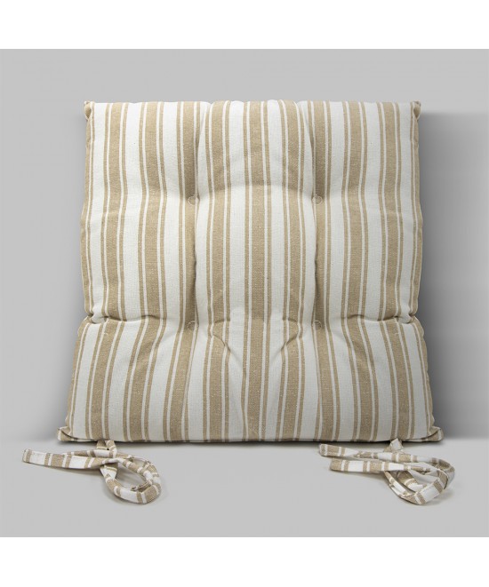 LINO Μαξιλάρι Καρέκλας Nubbie 40x40+5 Μπεζ