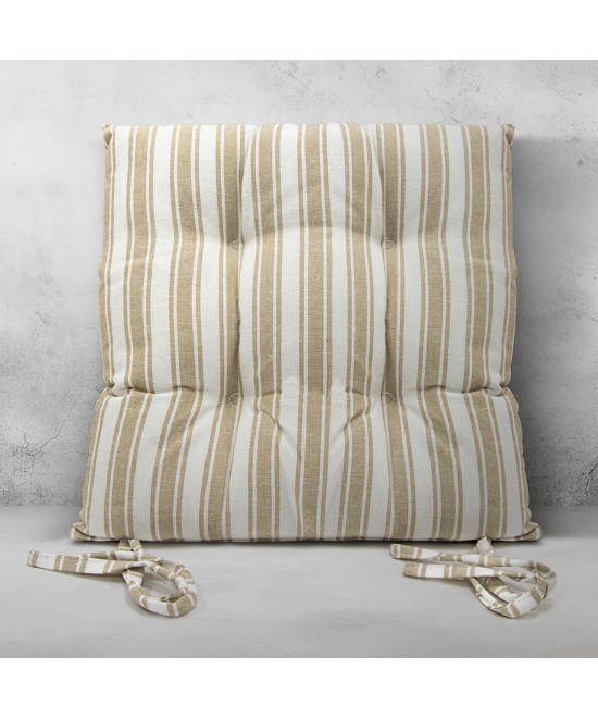 LINO Μαξιλάρι Καρέκλας Nubbie 40x40+5 Μπεζ