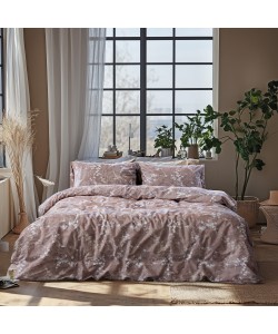 LINO Ζεύγος Μαξιλαροθήκες (52x75) Celestia Πούδρα