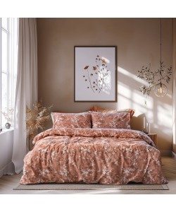 LINO Ζεύγος Μαξιλαροθήκες (52x75) Celestia Terracota