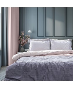 LINO Ζεύγος Μαξιλαροθήκες (52x75) Releaf Λιλά