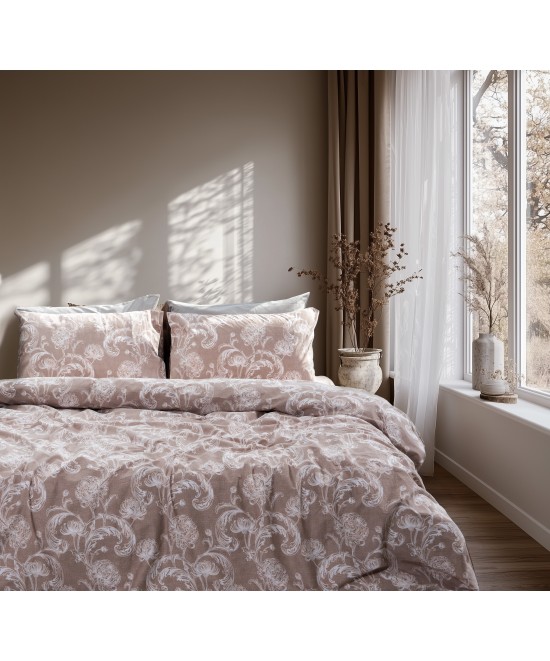 LINO Ζεύγος Μαξιλαροθήκες (52x75) Elysian Μπεζ