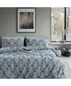 LINO Ζεύγος Μαξιλαροθήκες (52x75) Loomo Μπλε